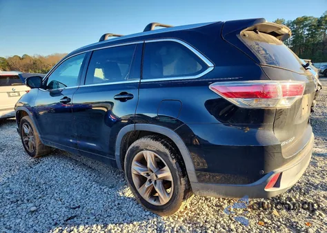 2014 Toyota Highlander Limited из США, поврежденный, VIN 5TDYKRFH2ES033794